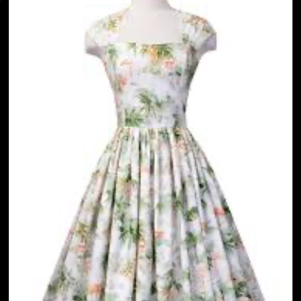 Bernie Dexter Veronique Flamingo dress XS